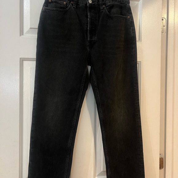 NWT RE/DONE 70s High-Rise Stove Pipe Straight-Leg Jeans - Picture 7 of 11